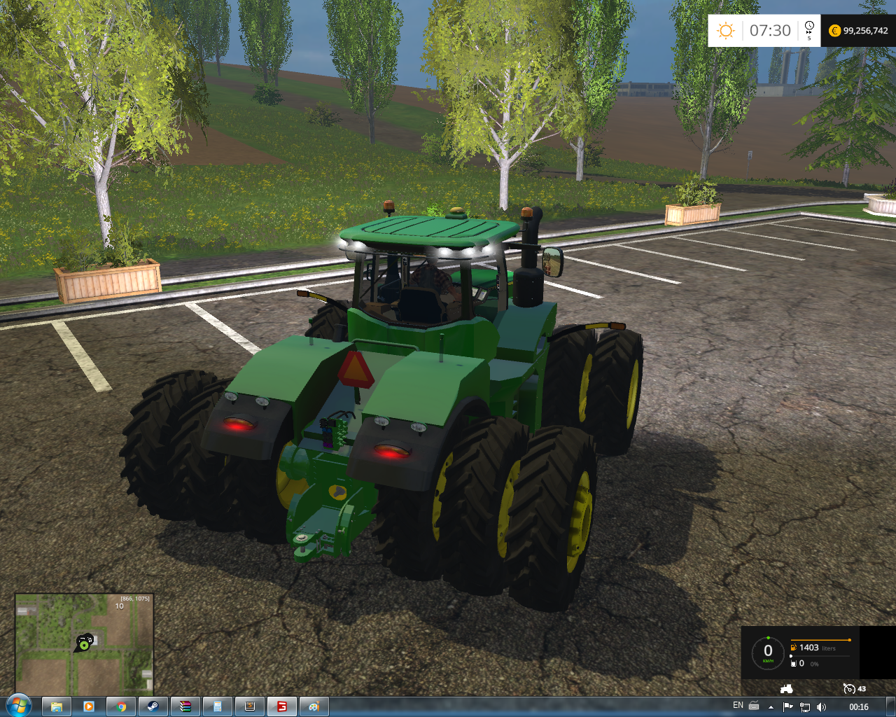 John Deere 9620r Triplet • 9509