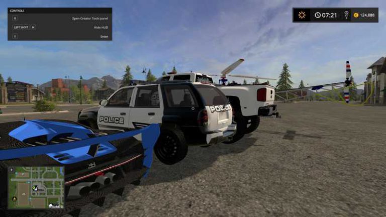 Police pack Farming simulator 17 v1.0 • Farmingmod.com