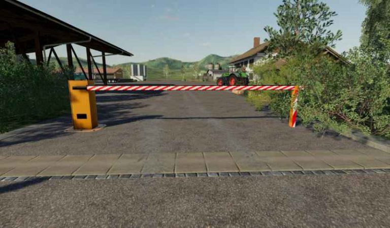 AUTOMATIC BARRIER PLACEABLE V1.0 • Farmingmod.com