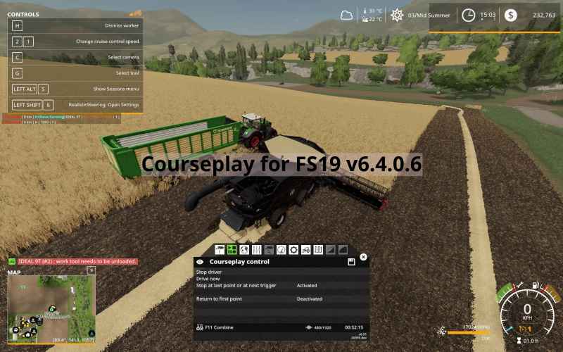 Farming simulator 19 courseplay зависает